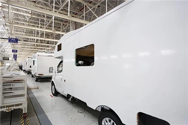 Amaphaneli we-Fiberglass Rv